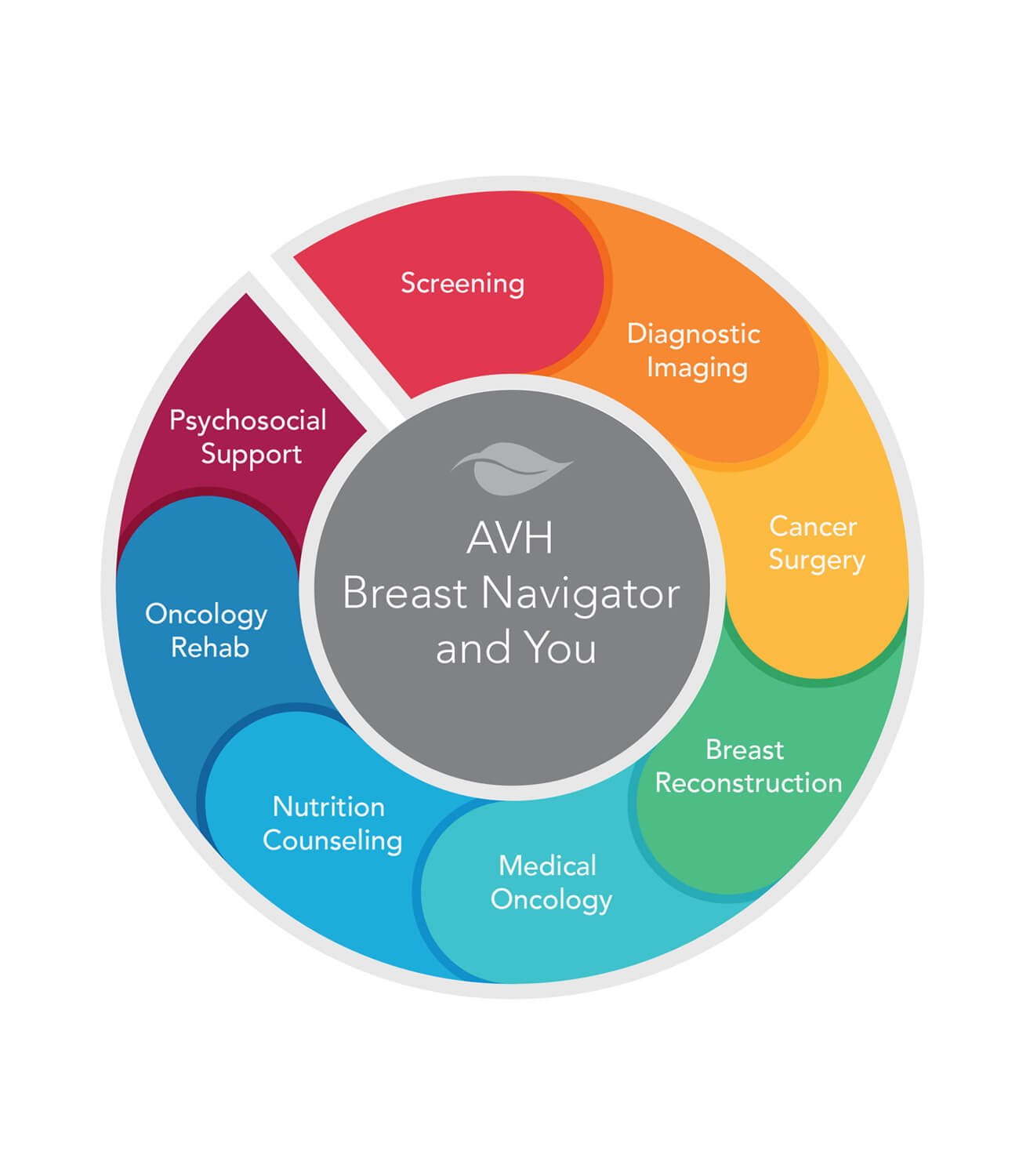AVH Breast Center patient care path