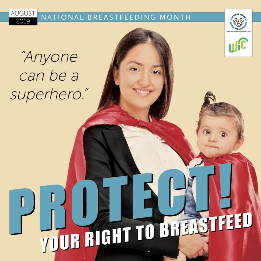 Woman and child wearing capes