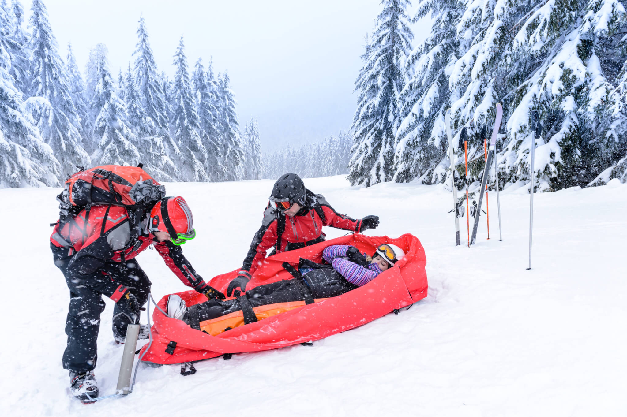 Backcountry skiing safety
