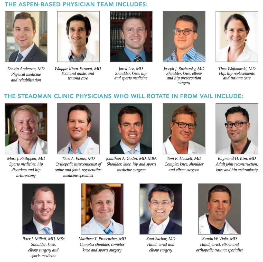 Aspen Based and Rotating Vail Team