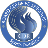 CDR - Board Certified Specialist - Sports Dietetics Logo