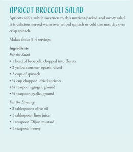 apricot broccli recipe