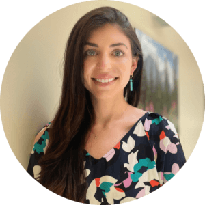 caroline mears, MD headshot in a circle