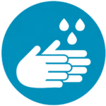 handwashing blue icon eyes healthy at altitude