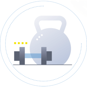 first tracks ahead icon 3 - barbells