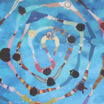 graphic of people holding hands and standing in circles